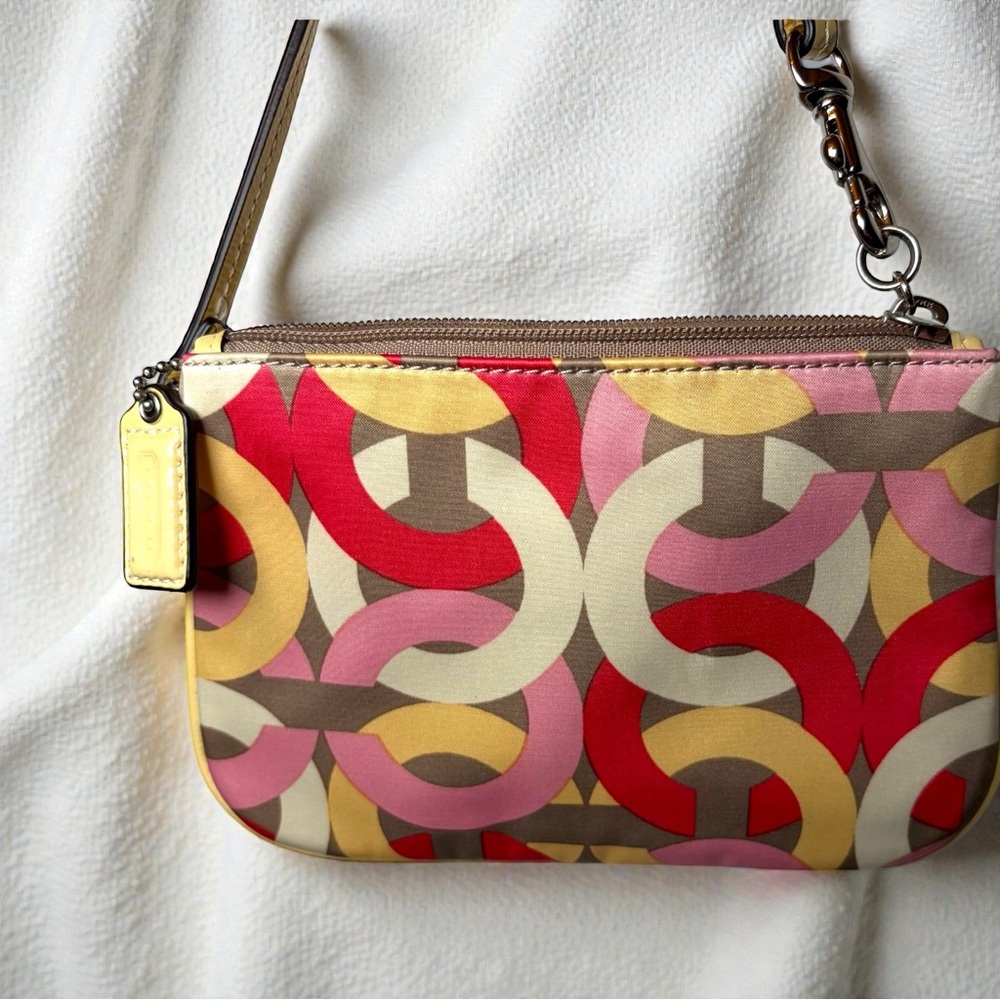 Y2K Coach Colorful Patterned Wristlet - Picture 5 of 5